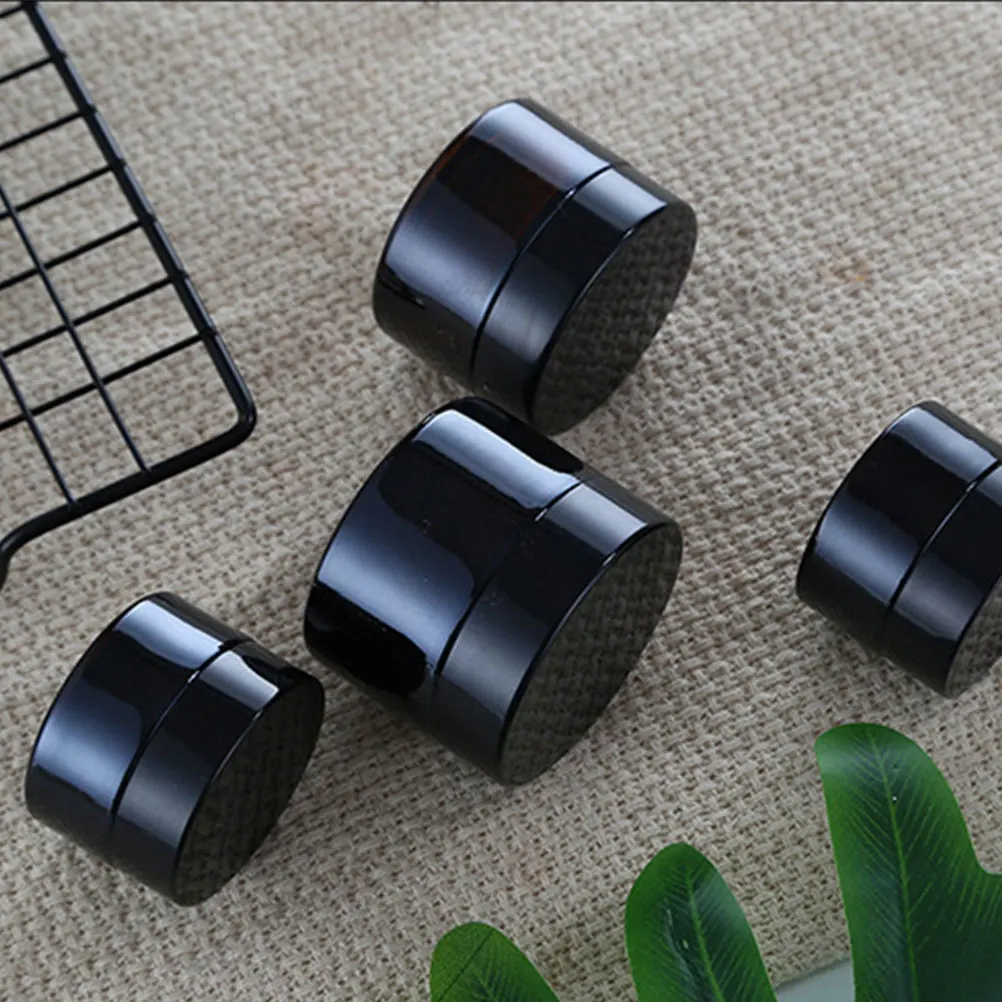 6 Sets Gesichtscreme-Flaschen aus Glas, leer, nachfüllbar, Reisebehälter, tragbare Unterverpackungsflaschen für die Aufbewahrung von Kosmetika