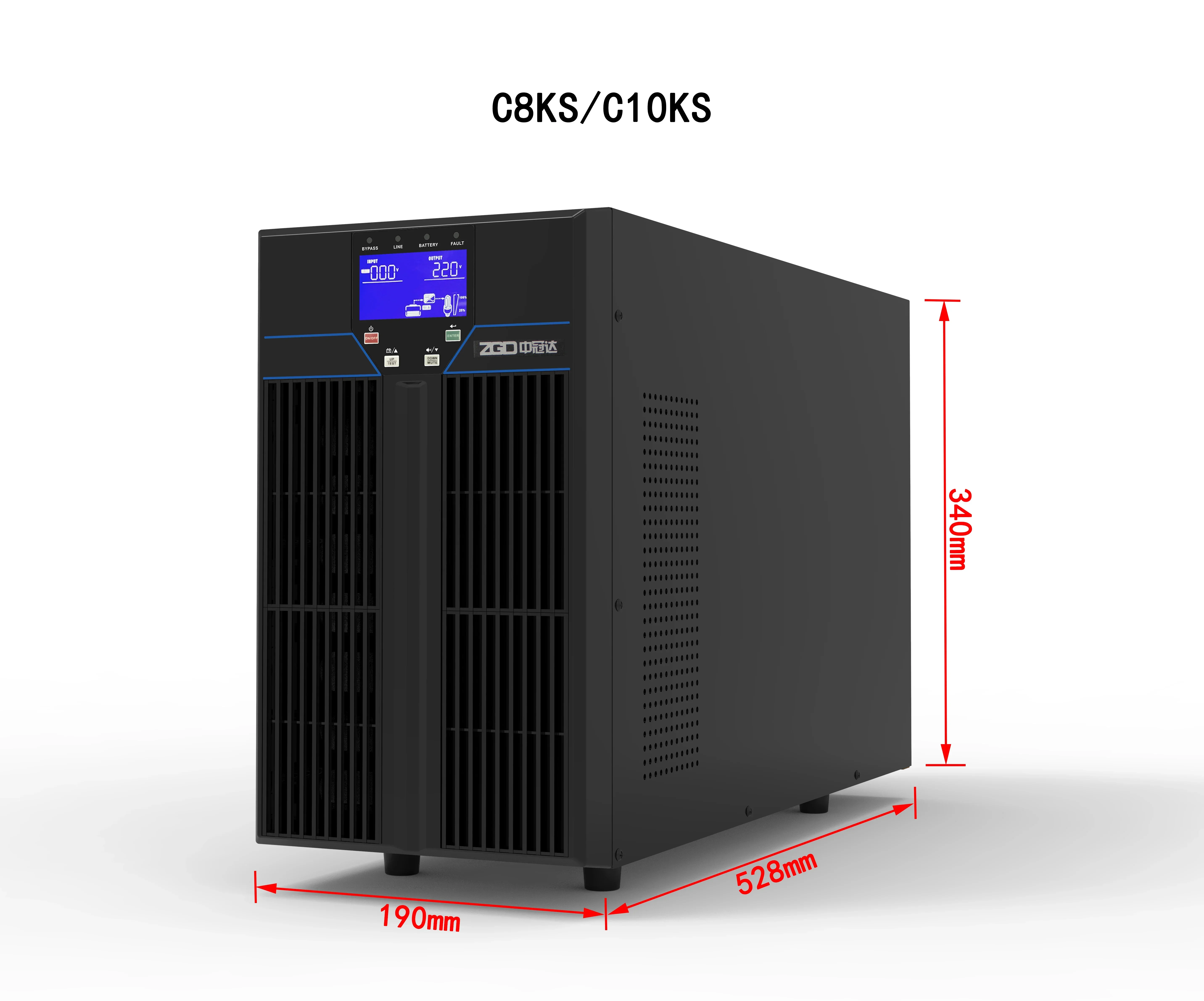ระบบจ่ายไฟสำรองแบบออนไลน์ (UPS) 3 เฟส 380V ความถี่ต่ำ 20KVA คุณภาพสูง สำหรับการปรับสมดุลแรงดันไฟฟ้าอย่างมีประสิทธิภาพ