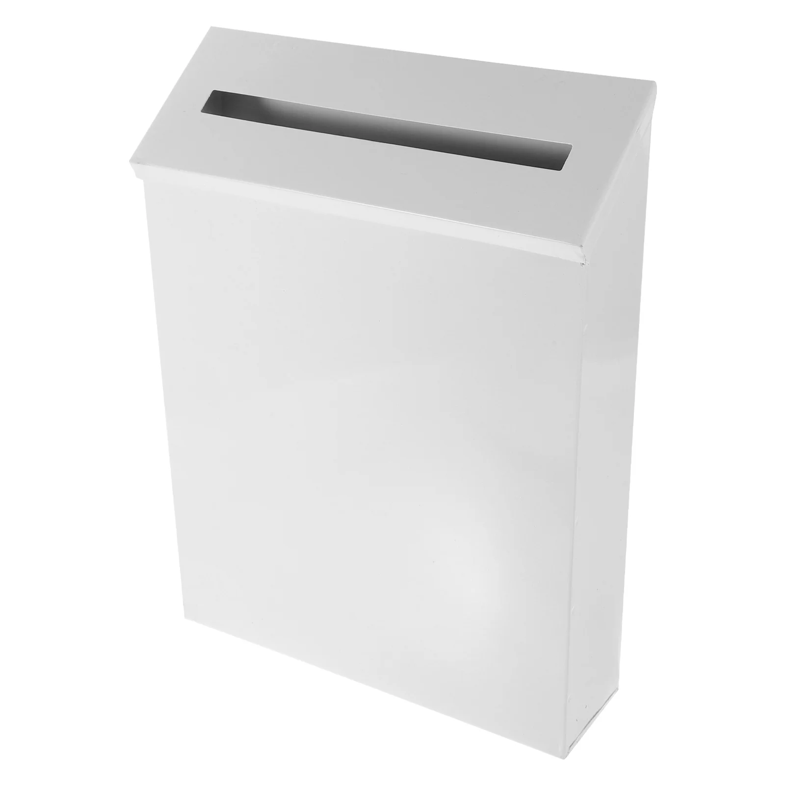 

Iron Mailbox Wall Mount Rustic Large Capacity Wall Mounted Mailbox House Outdoor Suggestion Box Secure Metal Mail Box