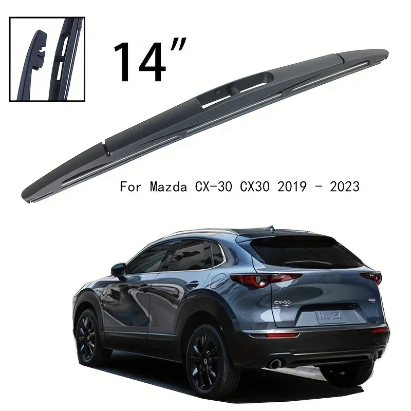

14" Rear Wiper Blade For Mazda CX-30 CX30 2019 - 2023 Windshield Windscreen Clean Tailgate Window Car Rain Brush