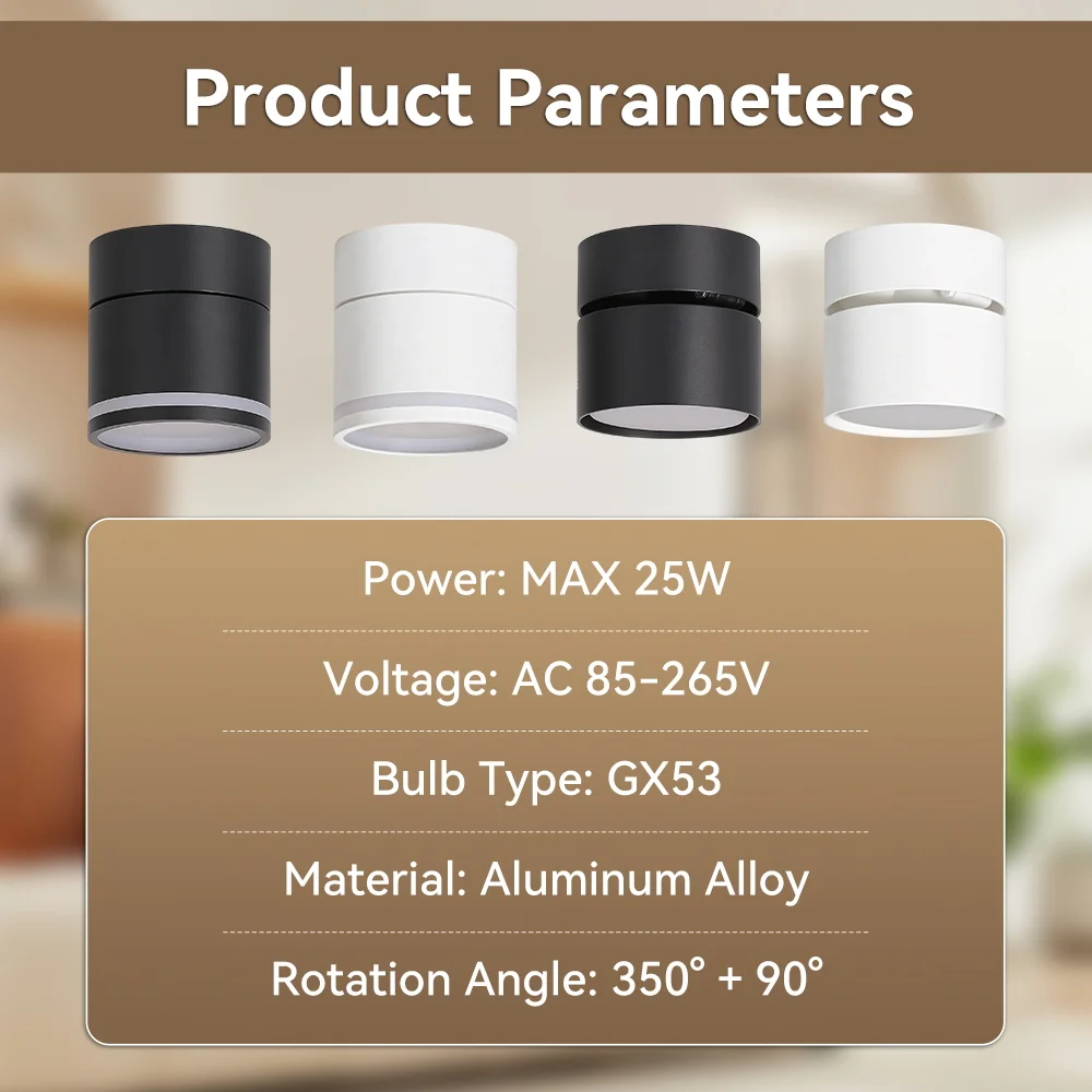 LED Downlight Foldable Surface Mounted 220V S924142e70994440396277c578da97f0dD