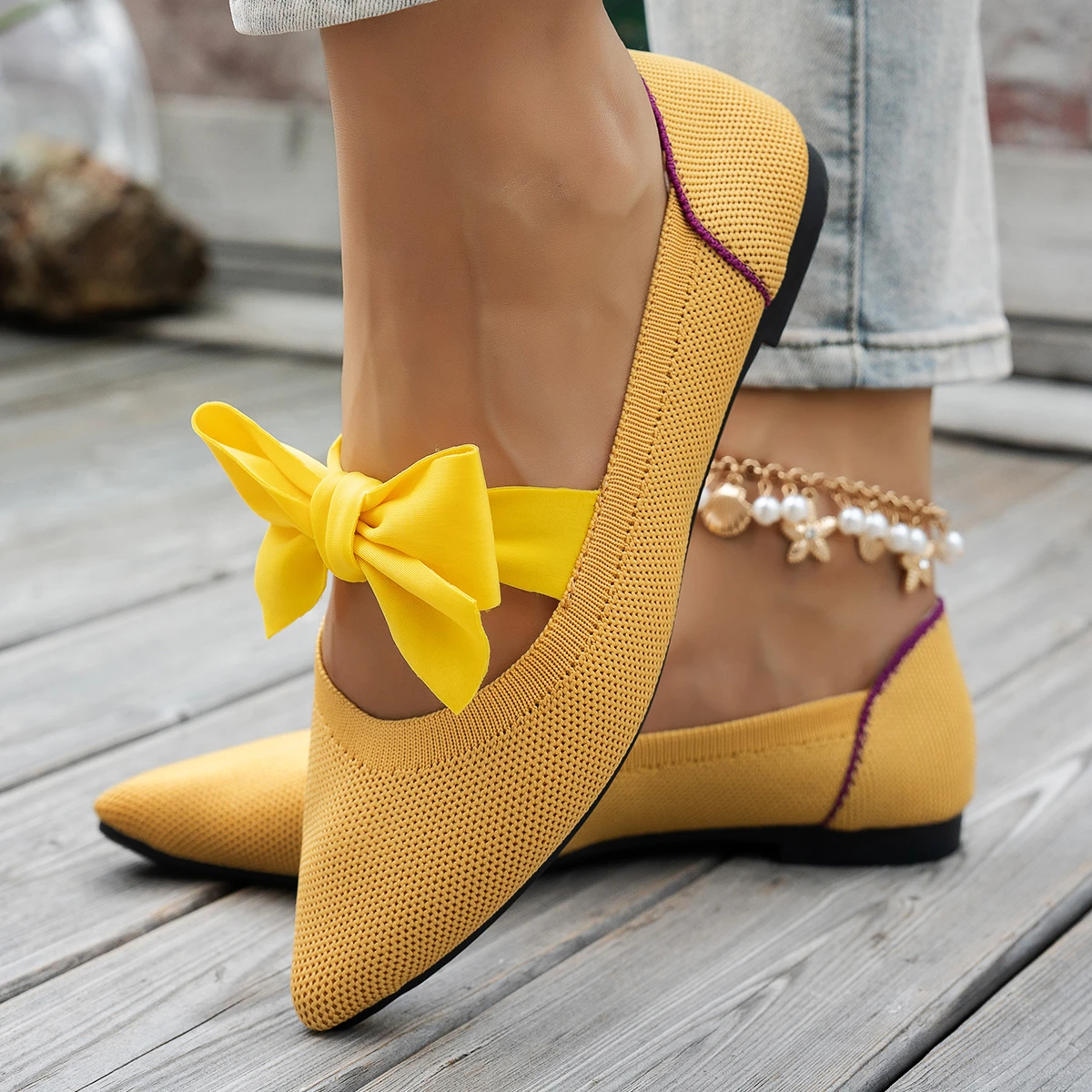 Neue spitze, gestrickte, atmun – Pedal Platform Flat Bewertung und Preis