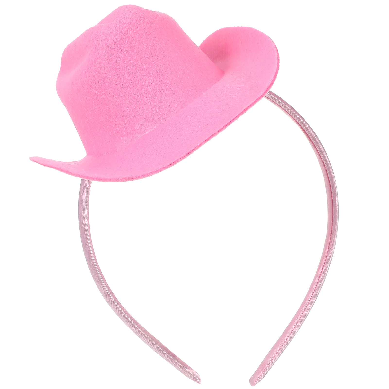 

Head Bands Cowboy Hat Headband Hair Hoops Girl Mini Cowgirl Pink Cute Headbands Women's