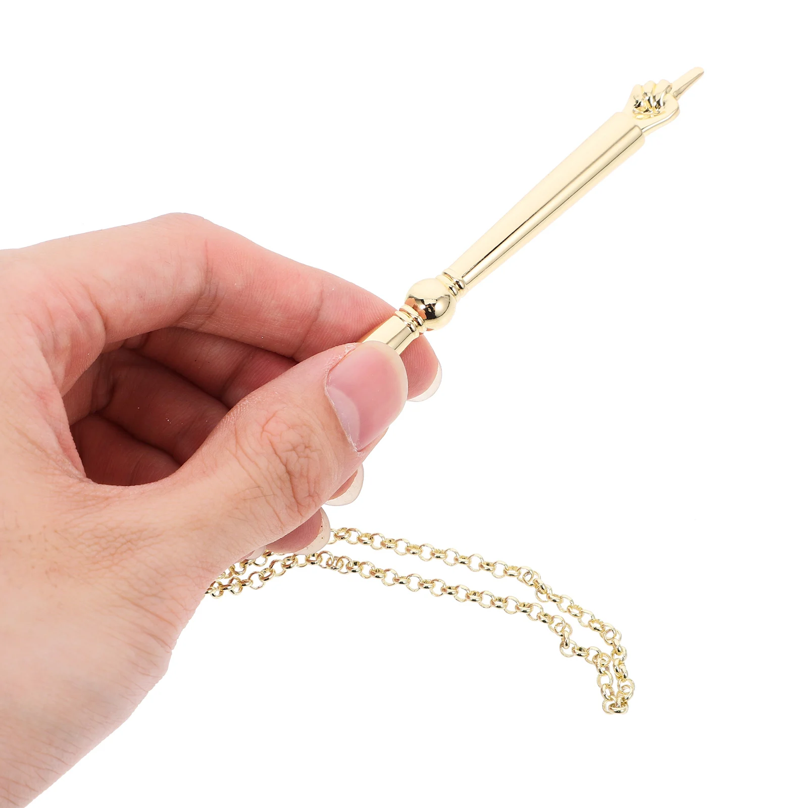 Bible Reading Pointer Jewish Synagogue Gift Bible Reading Tool Pointer with Chain Book Page Marker Scripture read Finger Pointer