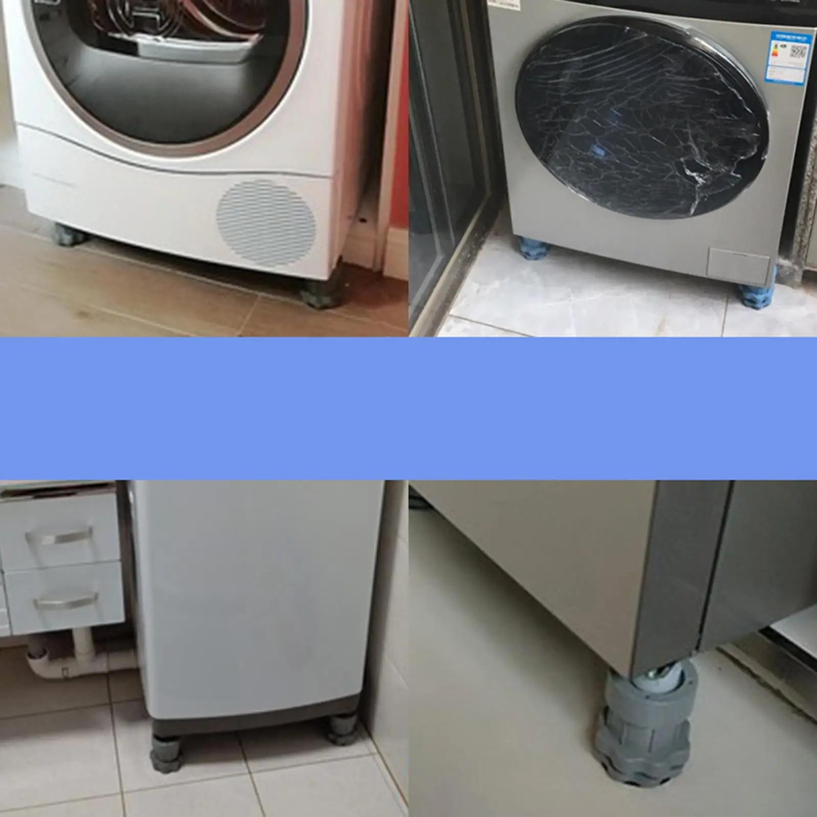 

Антивибрационные подставки с регулируемым креплением для дома, кухни, ванной комнаты