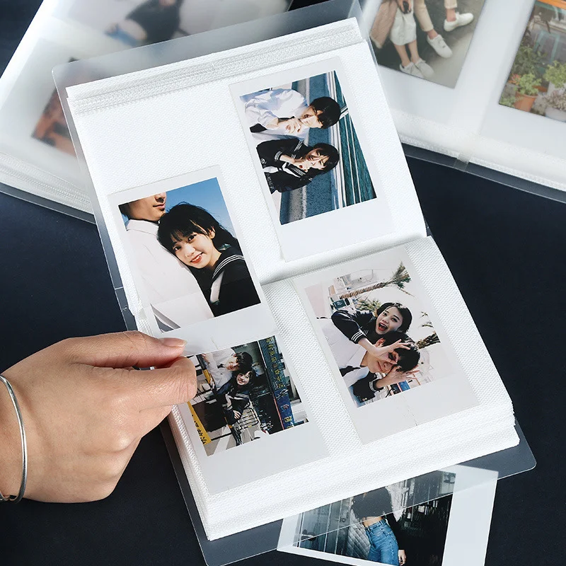 80 Pockets Photo Album 3 Inch Transparent Photocard Holder For Instax Mini Album Storage Collect Book Name Card Album De Fotos