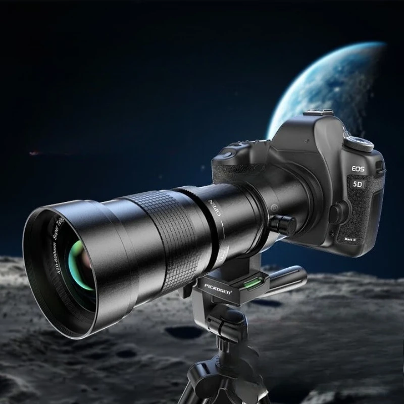 

Super telephoto lens 420-800mm telephoto zoom SLR camera full frame size micro-single manual cannon Mid-Autumn Festival