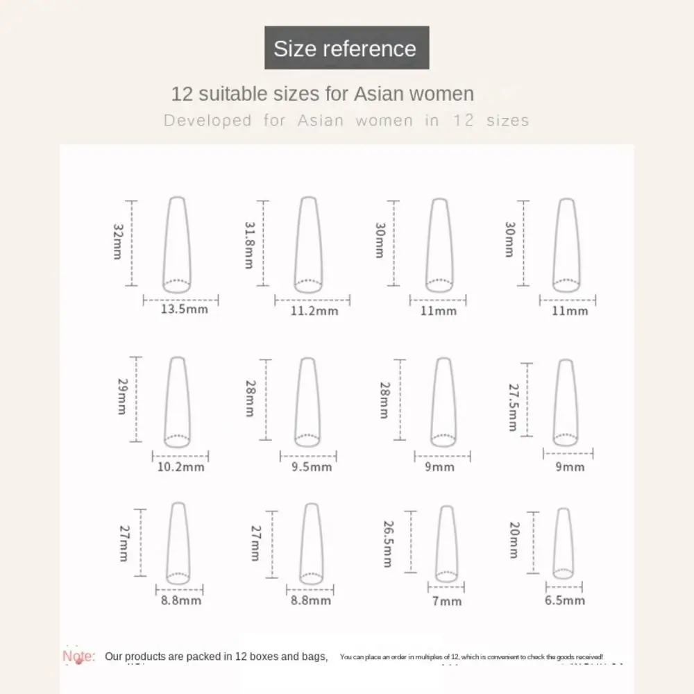 Nowe Długie Sztuczne Paznokcie Baleriny Fioletowe Kwiaty Płomień Końcówki Paznokci Pełne Krycie Klonowy Brąz Paznokcie Dociskane DIY