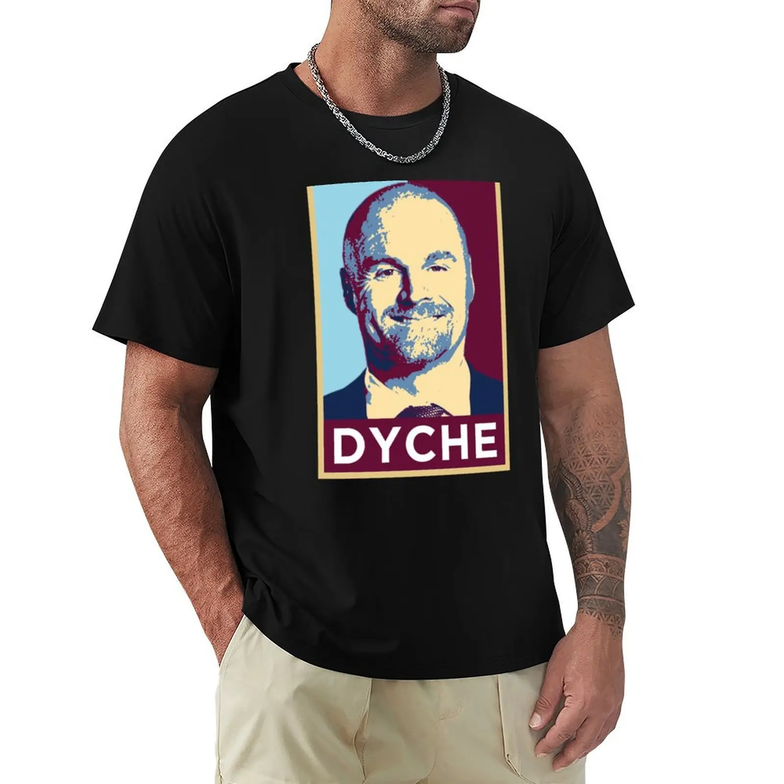 Sean Dyche Burnley Football Artwork T-Shirt Summer Casual Loose T-Shirt