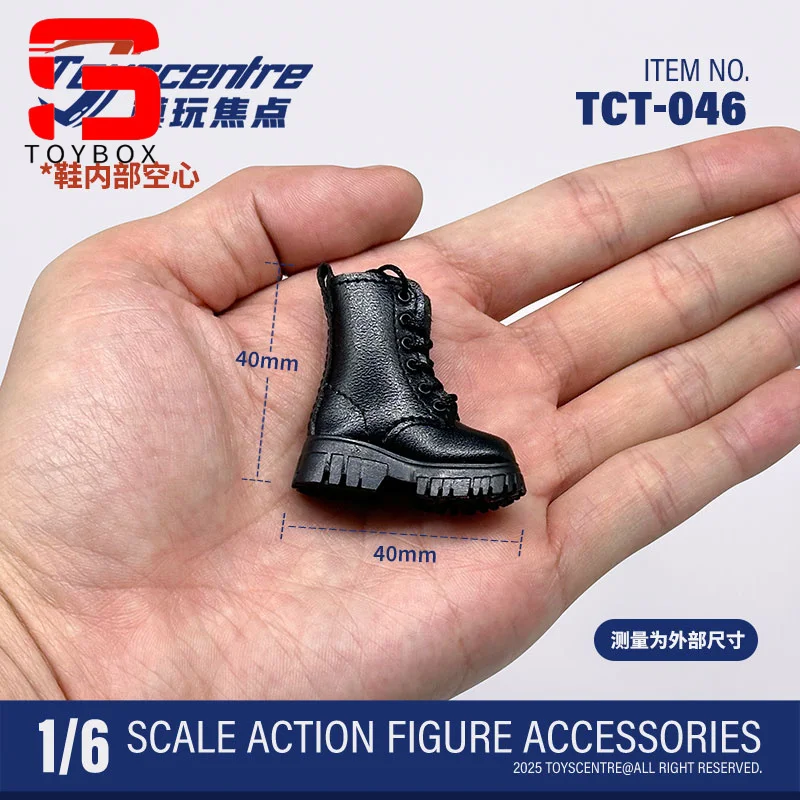 Toyscentre TCT-046 TCT-047 1/6 스케일 여성 블랙 하이힐 부츠 중공 신발 모델 맞는 12 ''군인 액션 피규어 바디 인형