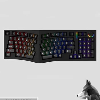 FEKER Alice98Pro 3 가지 모드 기계식 키보드, Alice RGB 무선 키보드, 핫 스왑 사용자 정의 인체공학 Alice98 Pro 게임 키보드, 신제품