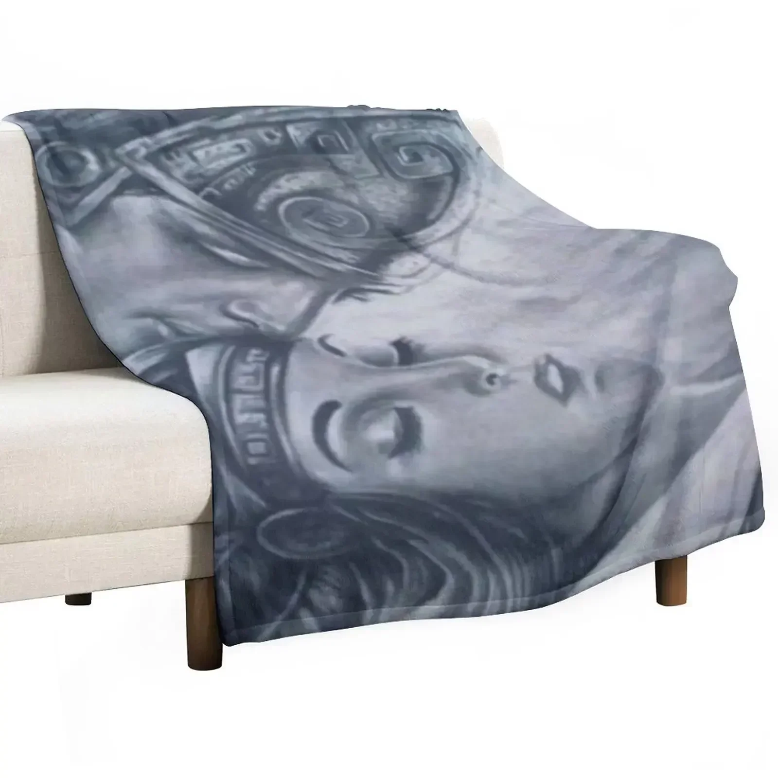 Kissing Aztec princess Throw Blanket Stylish Warm Blanket for Living Room Bedroom