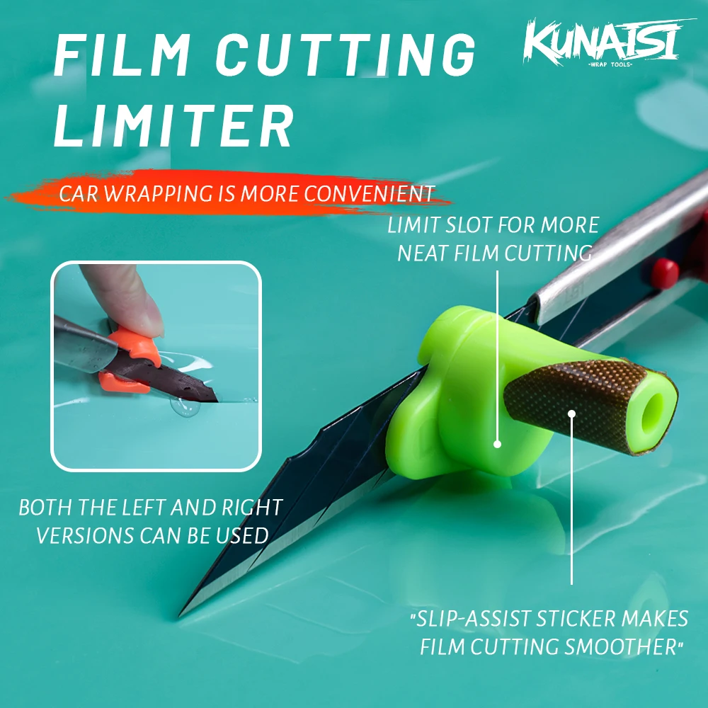 Ferramenta de Precisão KUNAISI para Corte de Filmes Automotivos, Faca Auxiliar Profissional para Aplicação de Vinil, Cortador de Filmes de Vinil