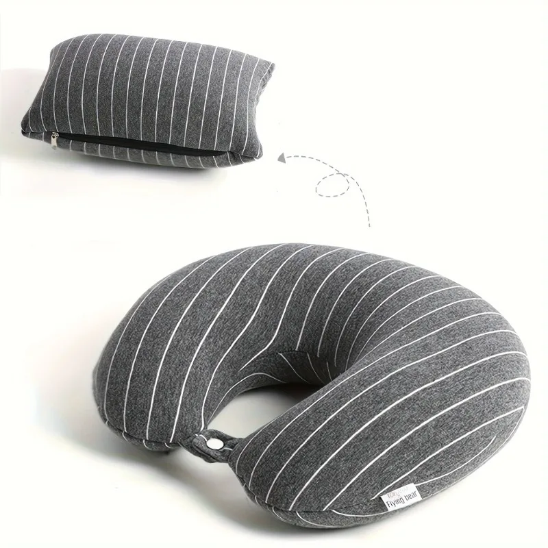 Neck Cervical Pillow U Shaped,Travel Pillow,Nap Pillow,Lumbar Support,Head Rest,Deformed Neck Support Portable Throw Pillow