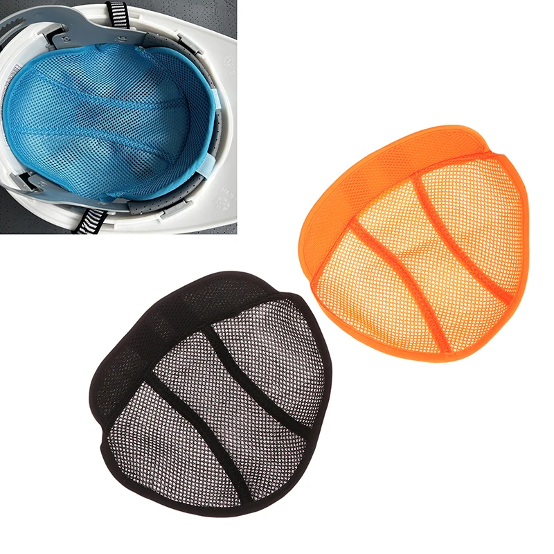 1 Piece Safety Cap Cooling Pad Sweat-absorbing Ventilation Head Protection Adult Helmet Insert Liner Breathable Mesh Sweat Band