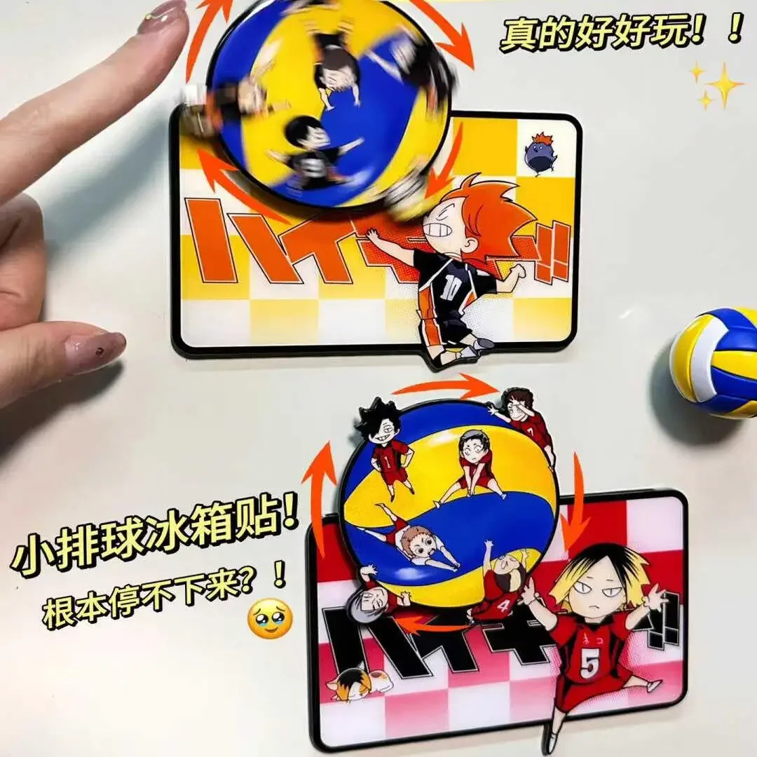 

Anime Haikyuu!! Kozume Kenma Shoyo Hinata Cosplay Originality Fridge Magnet Cartoon Refrigerator Magnets Adorn Xmas Gifts