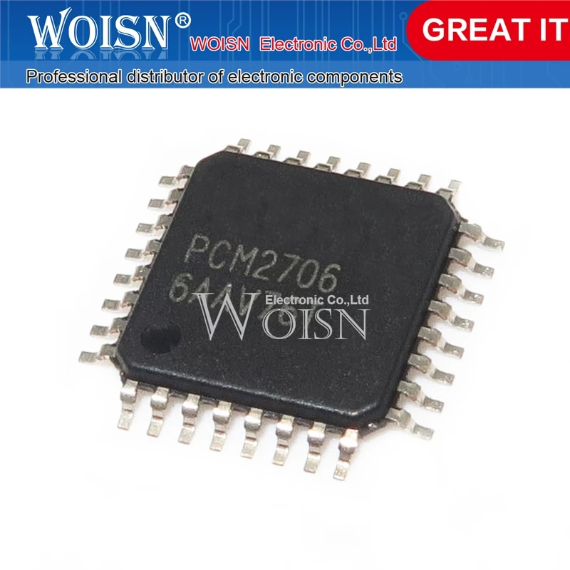 

10PCS PCM2706C PCM2706 TQFP-32