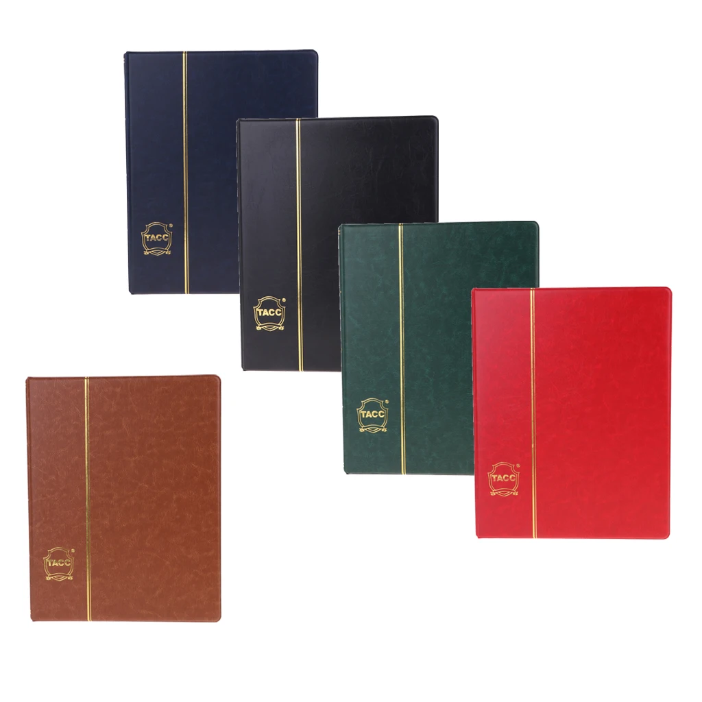 60 Pockets Leather Paper Money Collection Album, 20 Sheets, Bill Note Book Holder