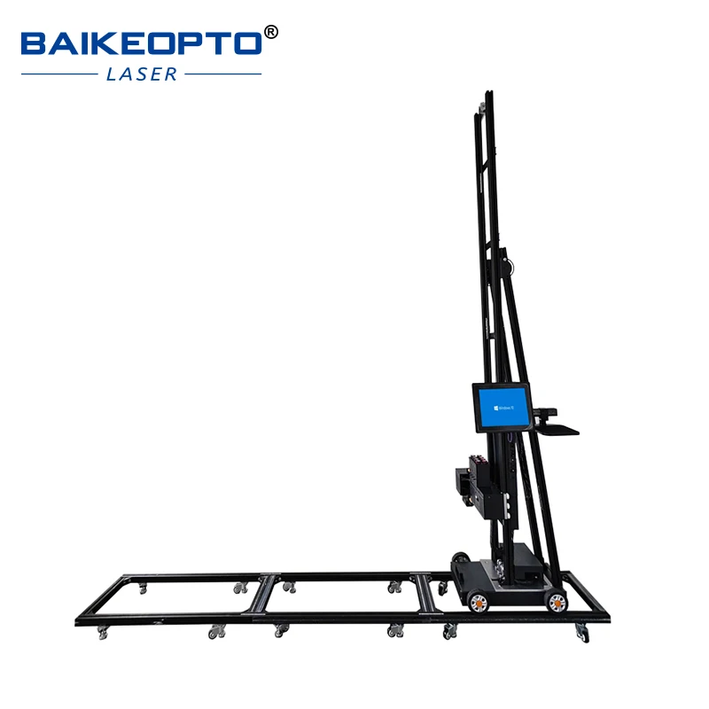 High Precision UV Wall Printer BK-UP1400P Plus With CMYKW Ink And Laser Positioning For Seamless Partition Printing