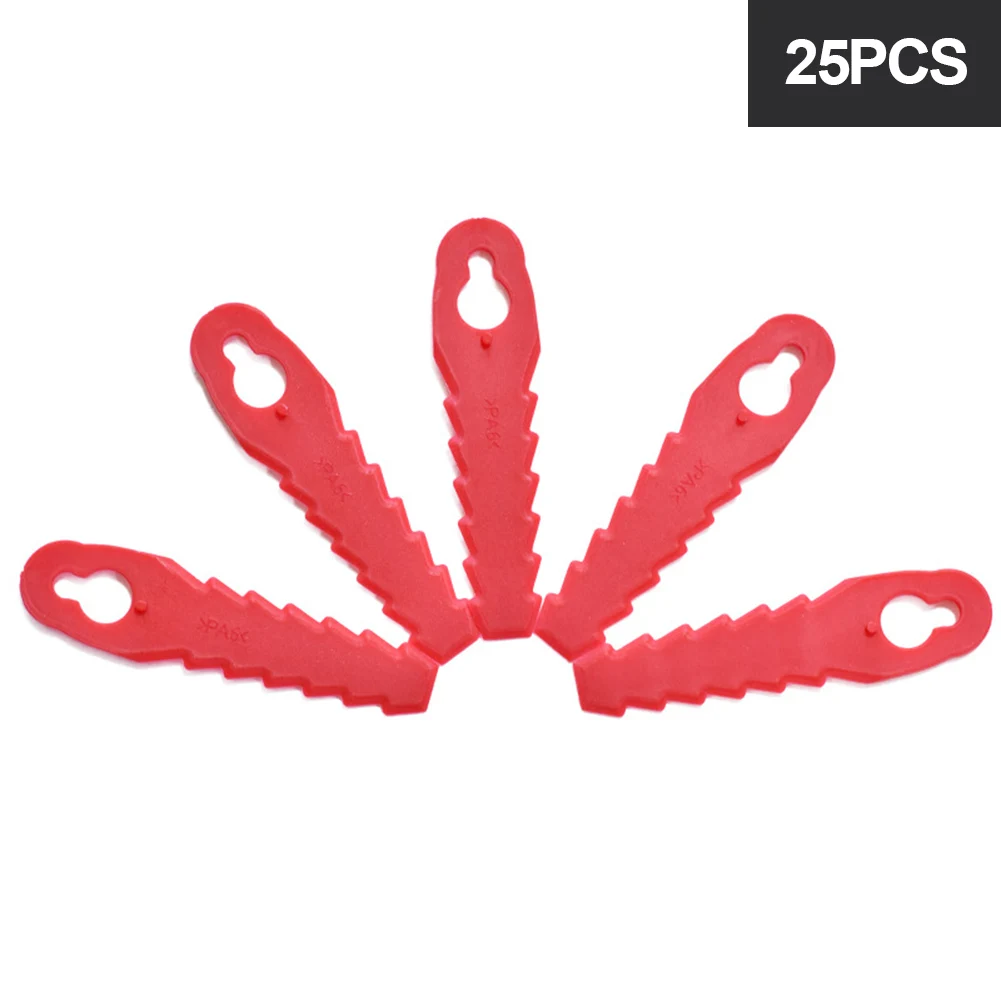 25/50 PCS Grass Mowing Blades Replacement Scratch-Resistant Plastic Grass Trimmer Blades for L85 Sawtooth Trimmer Accessories view 3