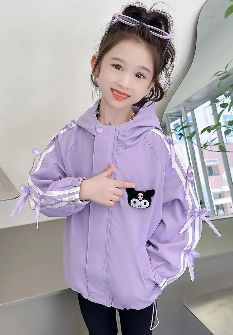 معطف سانريو كورومي ماي ميلودي بأكمام طويلة للأطفال لفترة الربيع والخريف سترة كارتونية للطلاب سترات كاوليا الجنوبية #6