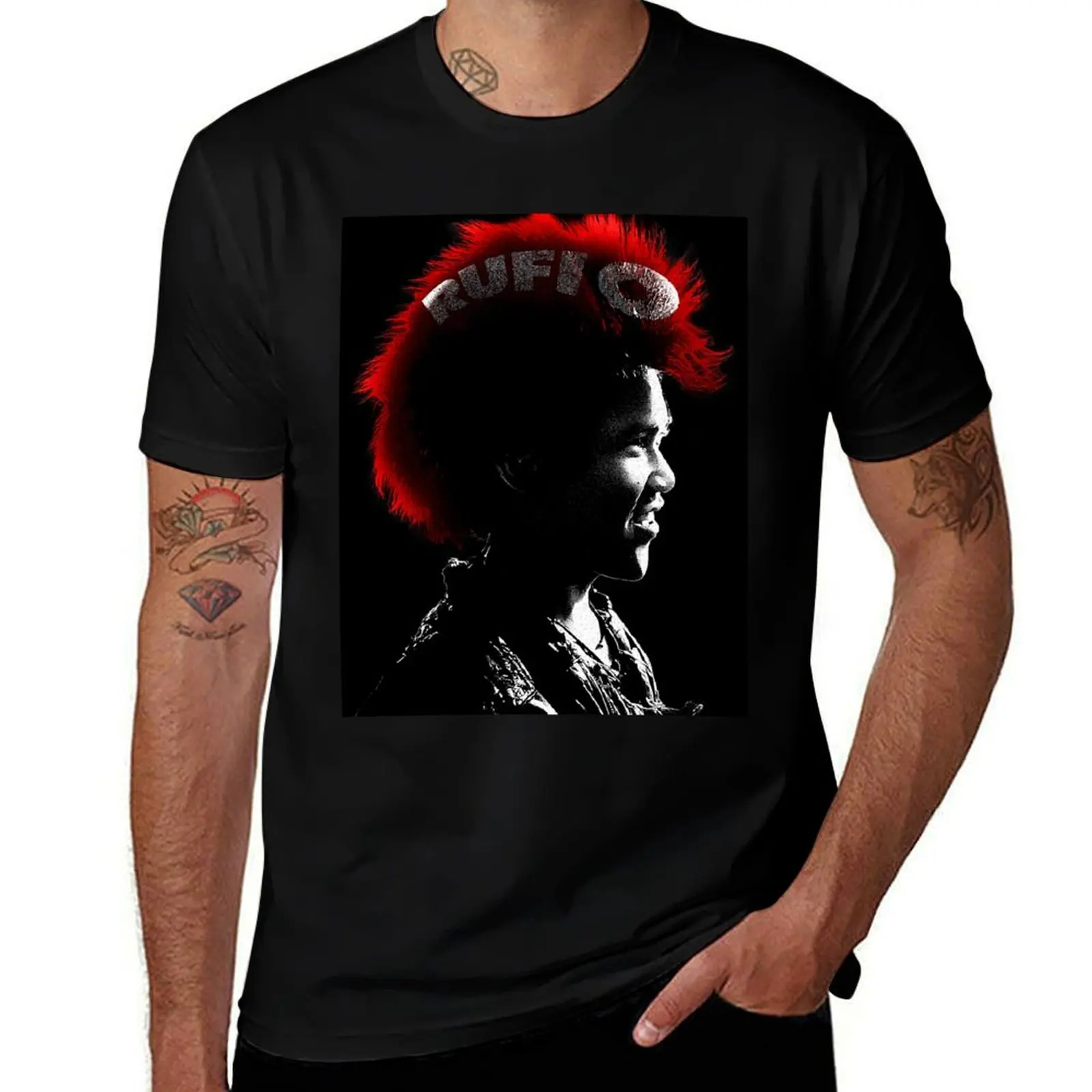 

Rufio T-Shirt plus size clothes oversizeds basketball graphic tees plain black t shirts men
