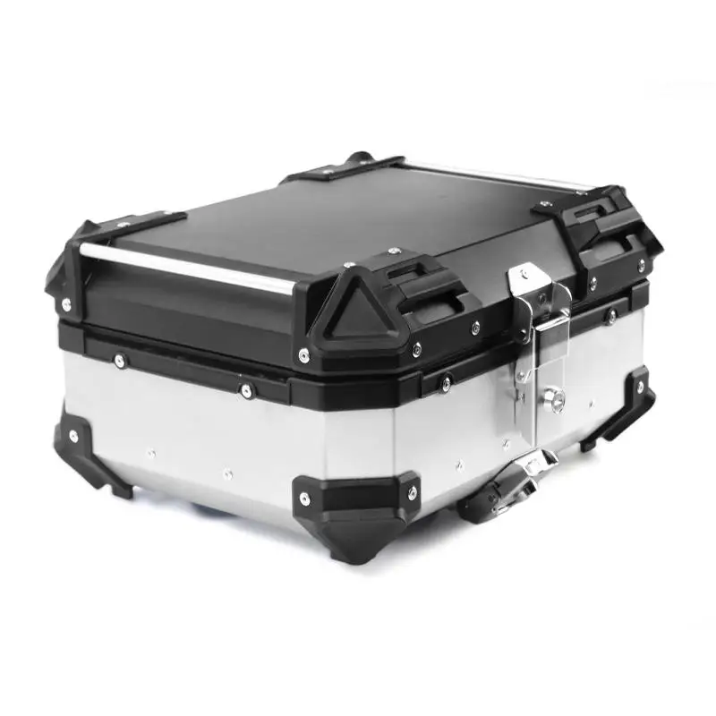 25L Universal Motorcycle Aluminum Alloy Rear Trunk Luggage Case Quick Release ElectricTail Box Storage