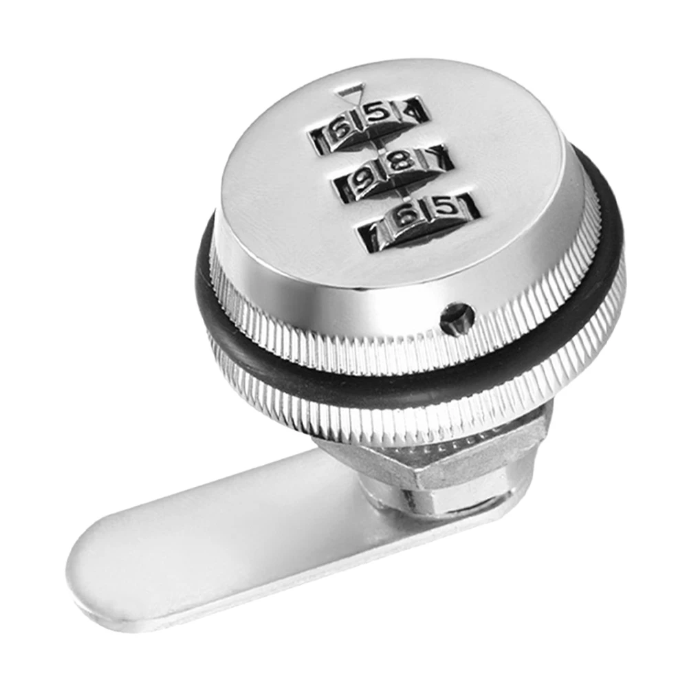 

Heavy Duty File Cabinet Lock Silver Password Cabinet Lock Drawer Security Metal Locks for Home Desk File Cabinets