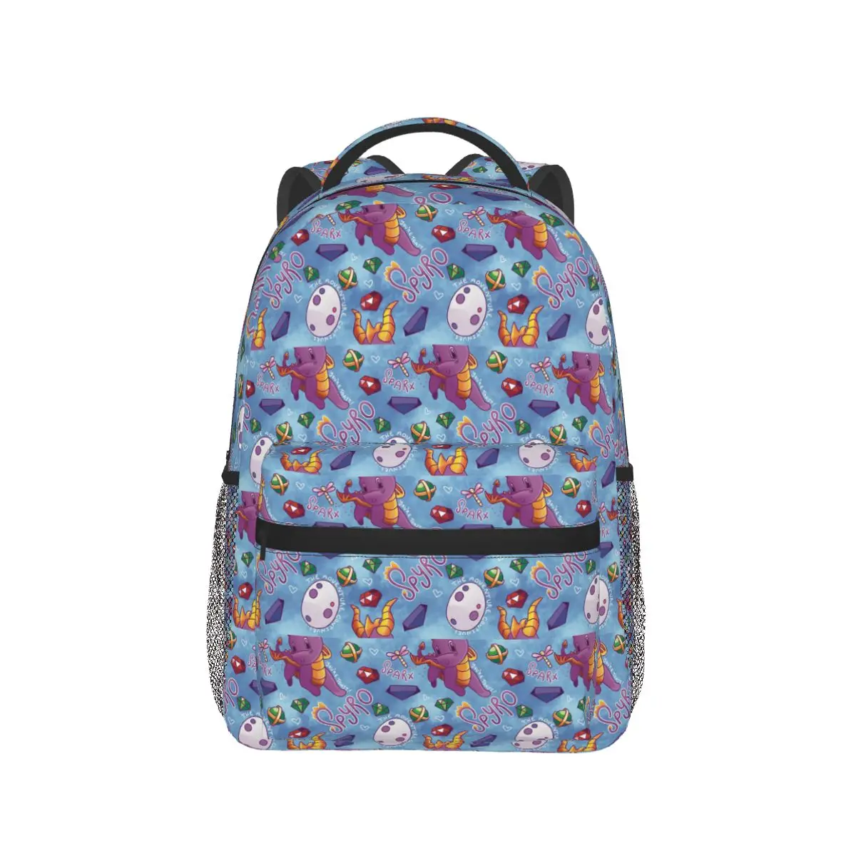 Spyro The Dragon Pattern Backpack Hot Sale Daypack Large Capacity Boys Girls BookBag School Bag Shoulder Bags for Men Women