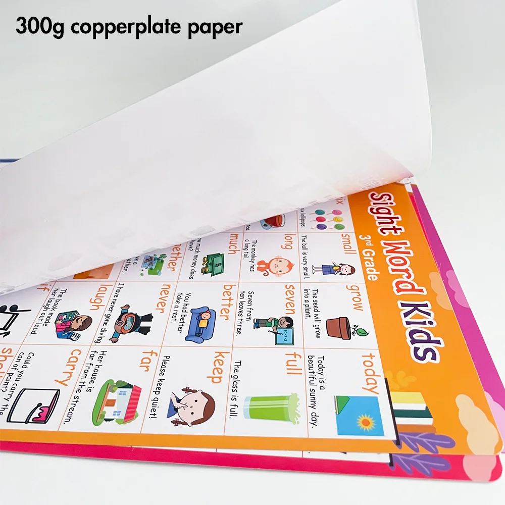 220 كلمة رؤية ملصقات كلمات عالية التردد للأطفال الإنجليزية، وسائل تعليمية للكلمات الإنجليزية، ديكور الفصول الدراسية