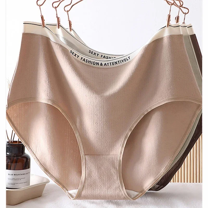 

3 шт., сексуальные хлопковые трусики, мягкое женское нижнее белье, трусы с высокой талией, нижнее белье, дышащее нижнее белье