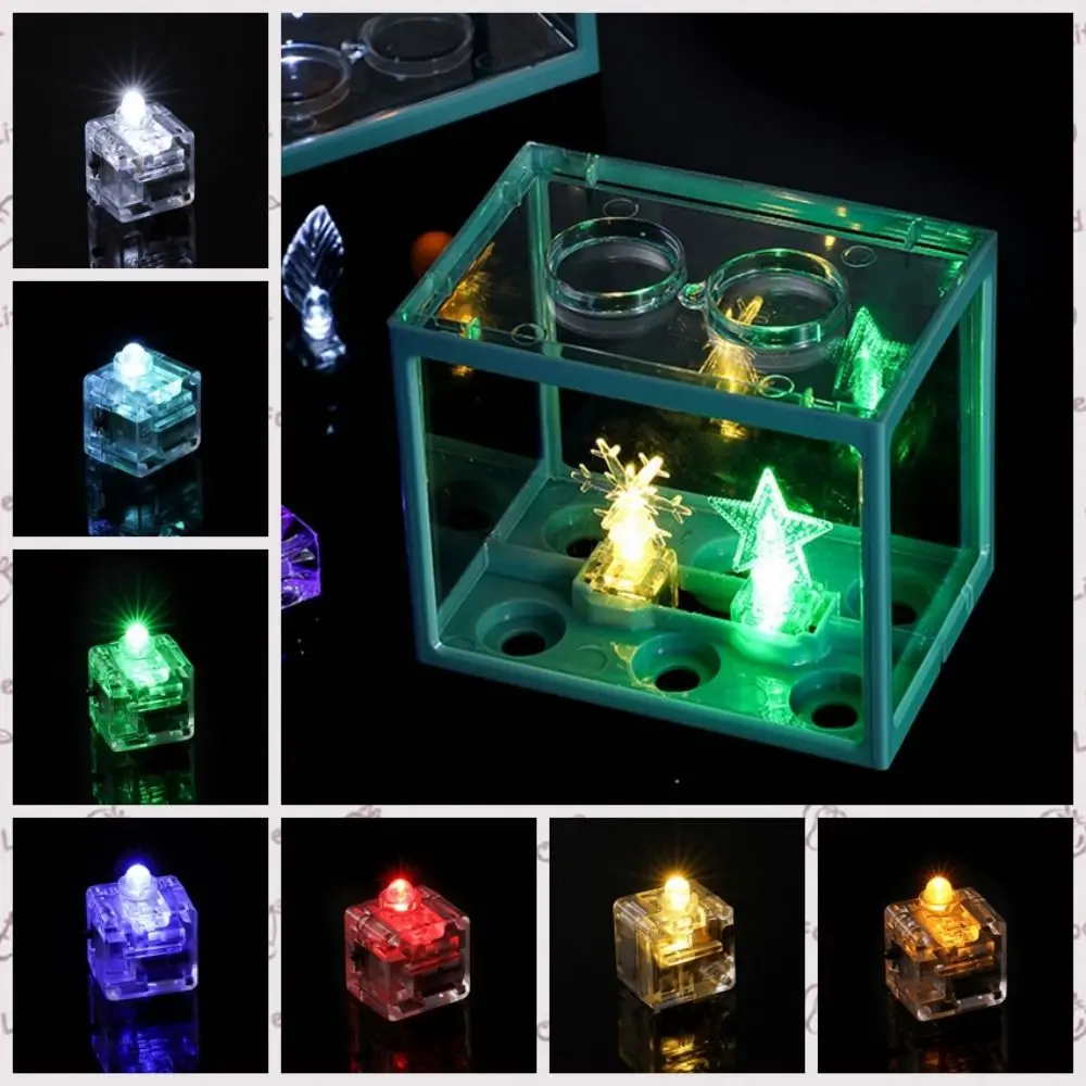 Aquarium Fish Tank Lamp Control Color Circular Aquarium LED Light Mini Fish Tank Light Home Decoration Aquarium Accessories