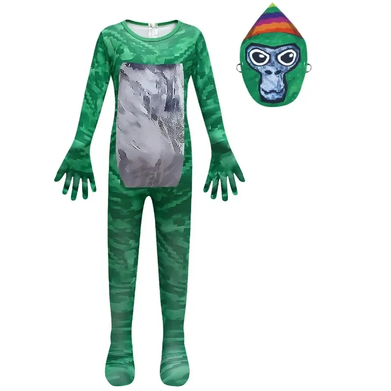 Halloween cosplay costume da gioco gorilla per bambini carnival kids party animal Tag body ragazzi ragazze performance collant Onesies