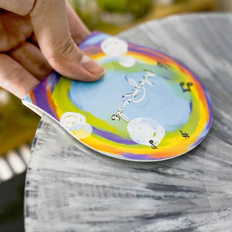 حار بيع 2 قطعة مسجل فينيل تنظيف حامي حصيرة القرص حامل واقية كم تنظيف القرص المضادة لبصمات الأصابع