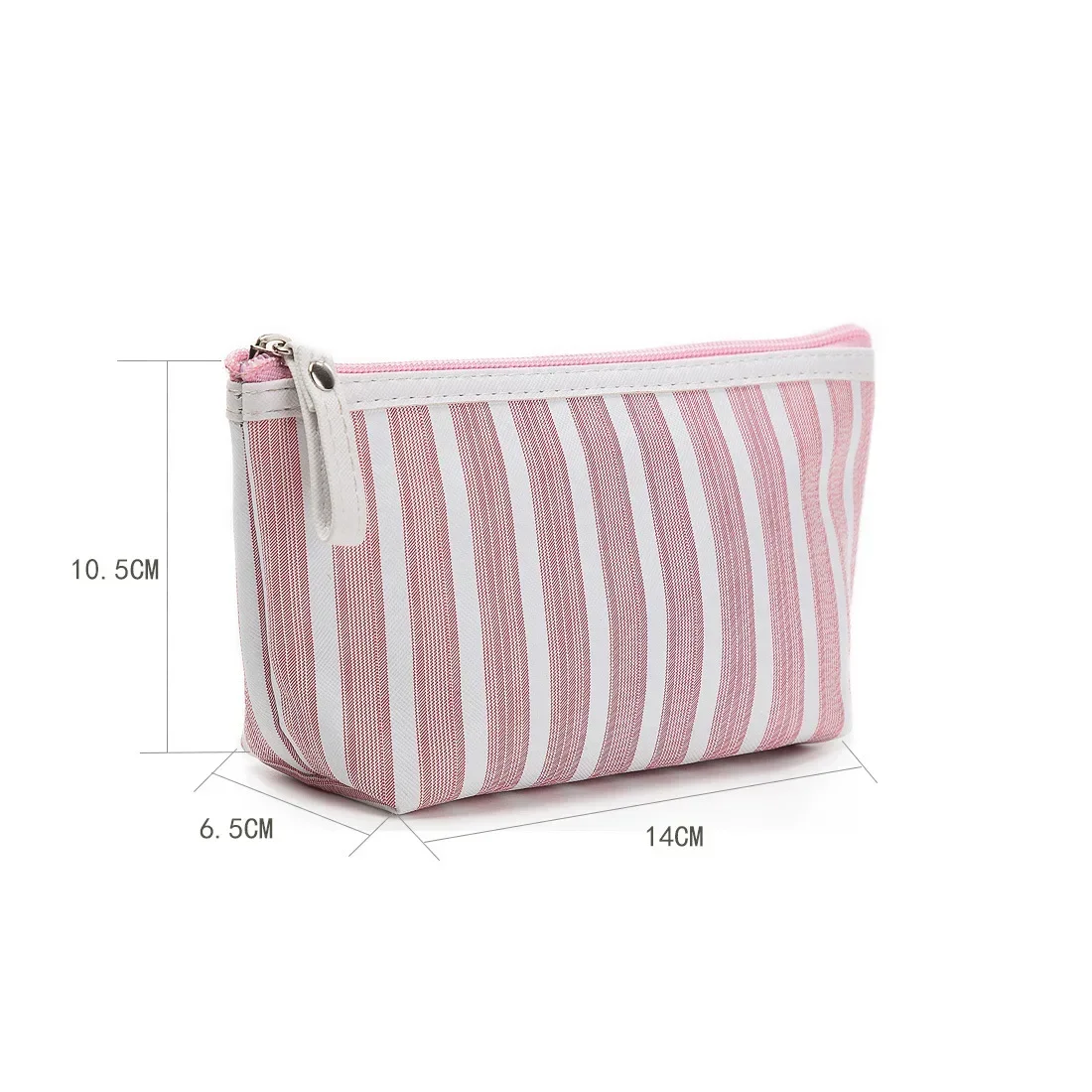 New Hot Make Up Pouch Travel Striped Printed Cosmetic Bag Toiletry Organizer Purse Travel Portable Storage Bag Handheld