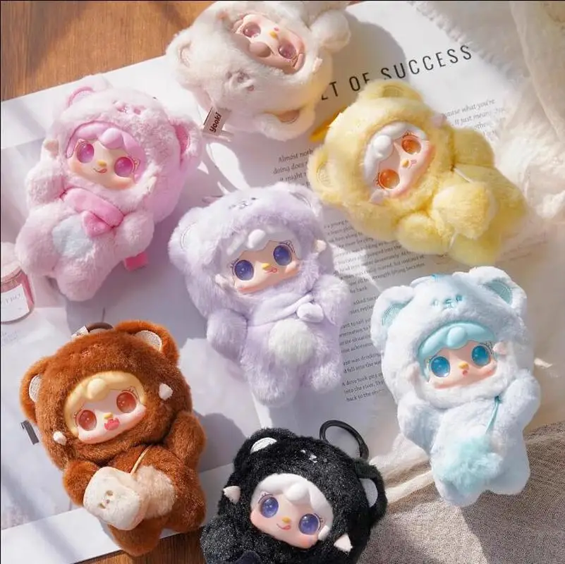 

Yooki V4 Take A Bite Of Bear Series, плюшевая слепая коробка, милая кукла, модель, трендовая игрушка, загадочная коробка, рюкзак, декор, игрушки, коллекционные подарки