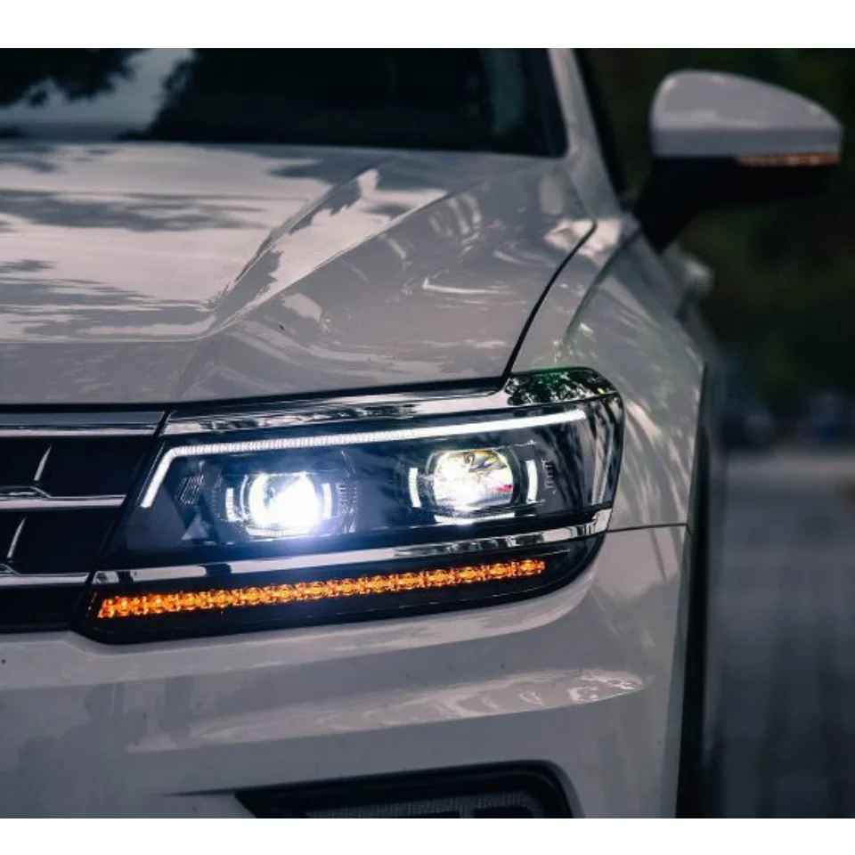 MRD Fit for Tiguan L 2017-2019 LED Headlights Assembly Auto Lighting for VW   Plug and Play