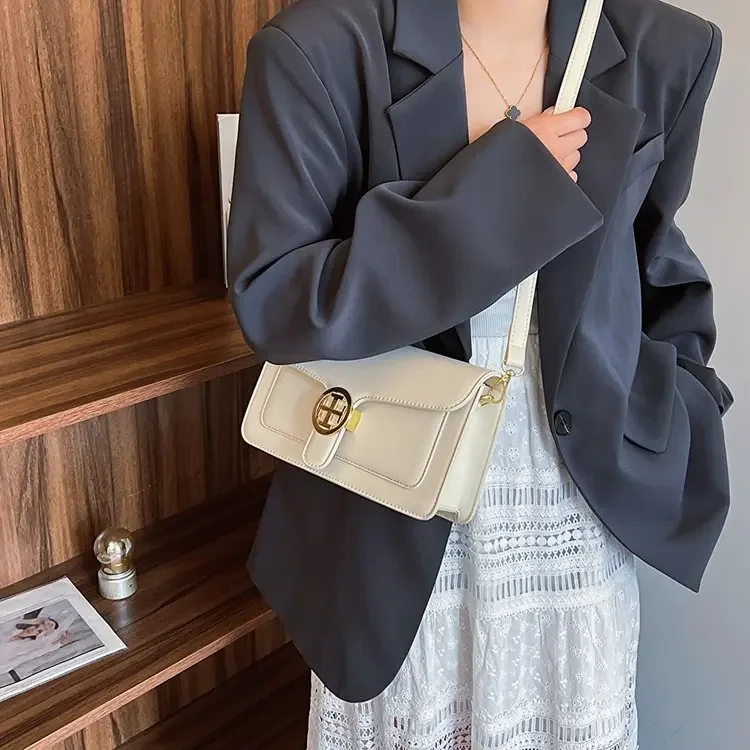 

Женская мини-сумка через плечо 2025 года, однотонная сумка через плечо, трансформируемая, роскошная, шикарная, для работы и выходных