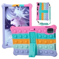 For Xiaomi Mi Pad 5 Pro Case Soft Bubble Silicone Kids Cover For MiPad 5 Pro 2021 11 Inch Tablet Stand Case With Shoulder Strap