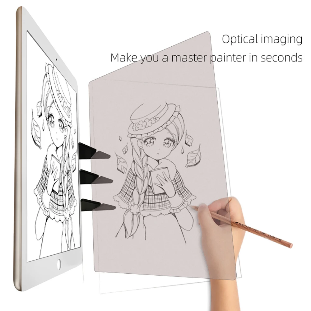 Projection copying board, drawing artifact translucent drawing board, mobile phone screen projection optical sketching stand