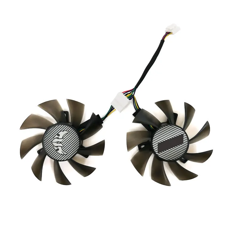 2PCS 75MM FD8015U12S RTX2060 GTX1660 GTX1650 GPU Fan for ASUS TUF Gaming GTX 1650 1660 Super RTX 2060 Graphics Card Cooling Fan