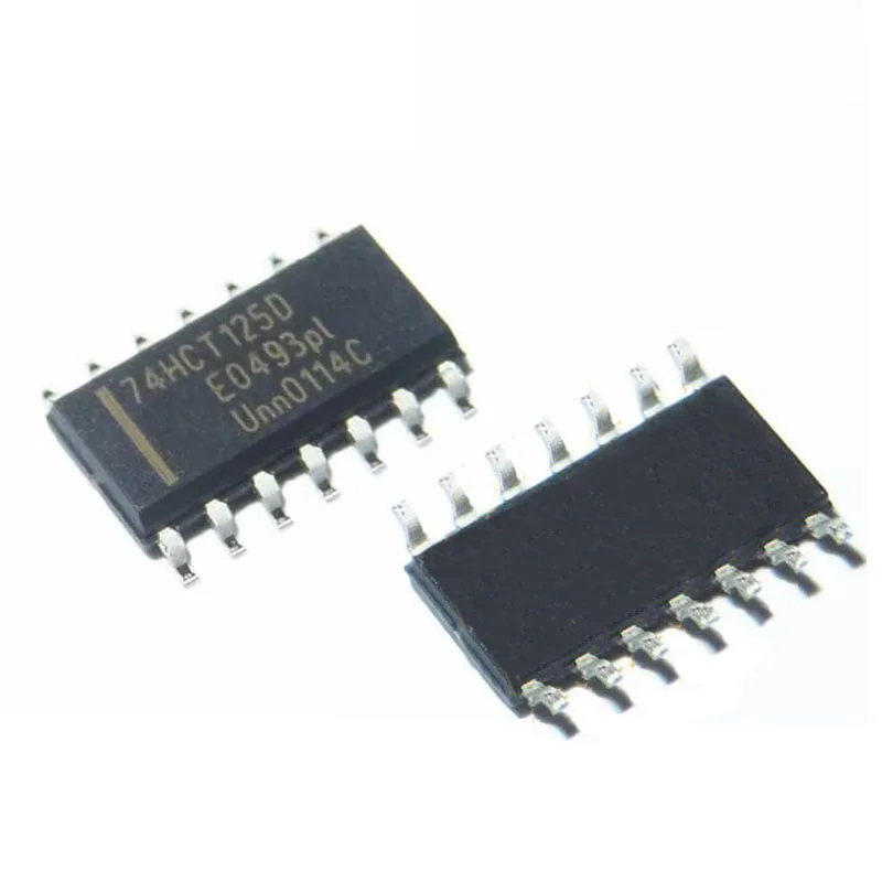 10pcs 74HCT125D 74HCT125 SOP-14  Plastic protective casing