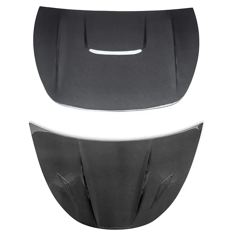 Manufacturer's direct sales of the new CMST style carbon fiber engine hood suitable for model Y