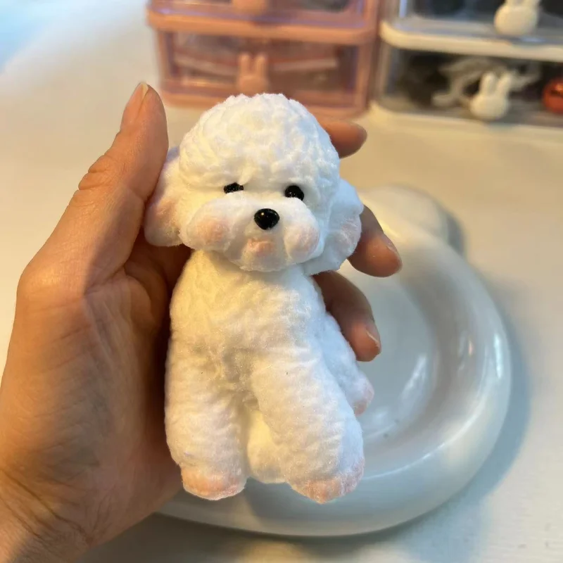 Handmade Silicone Squishy Poodle Puppy