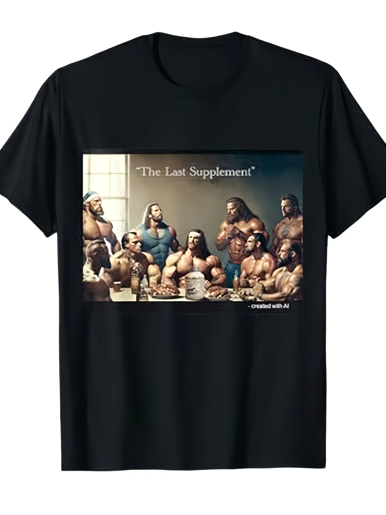 Funny Meme Men's The Last Supplement T Shirt Women Tee Summer Streetwear Oversized  Ironic Humor Weirdcor Sarcastic Hilarious