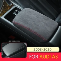Para Audi A3 8P accesorios 2003-2012 2013-2016 2017-2019 2020 8V S3 cubierta protectora Interior para compartimento central de coche caja de reposabrazos