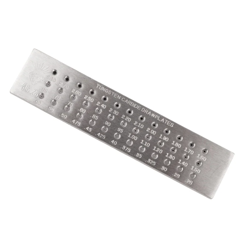 

Round Holes Wire Drawing Board Metal Drawplate Jewelry Tools Decorations Accessory(New and old randomly sent)