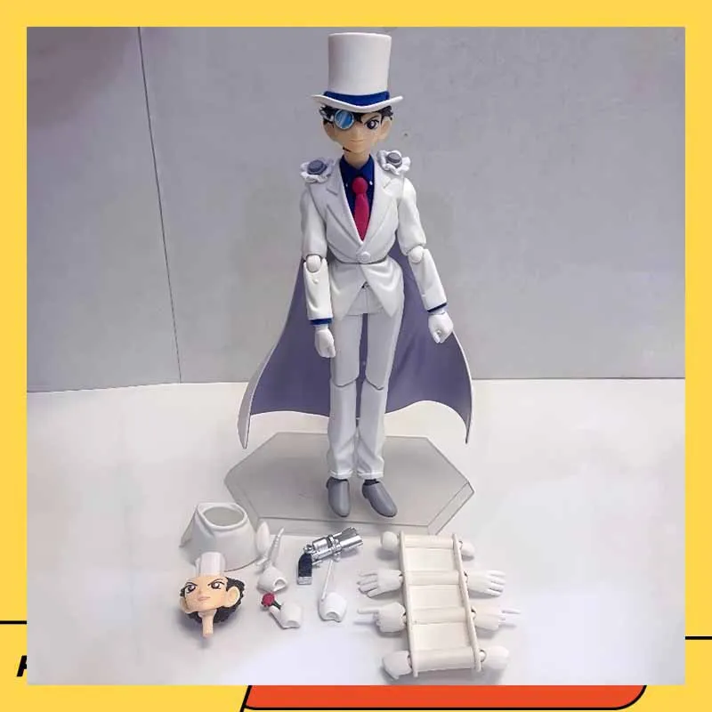 Detective Conan Kaitou Kid Joint Movable 14cm Action Figures Toys Gifts Anime Figurine Model Collect Ornaments Toys Gift