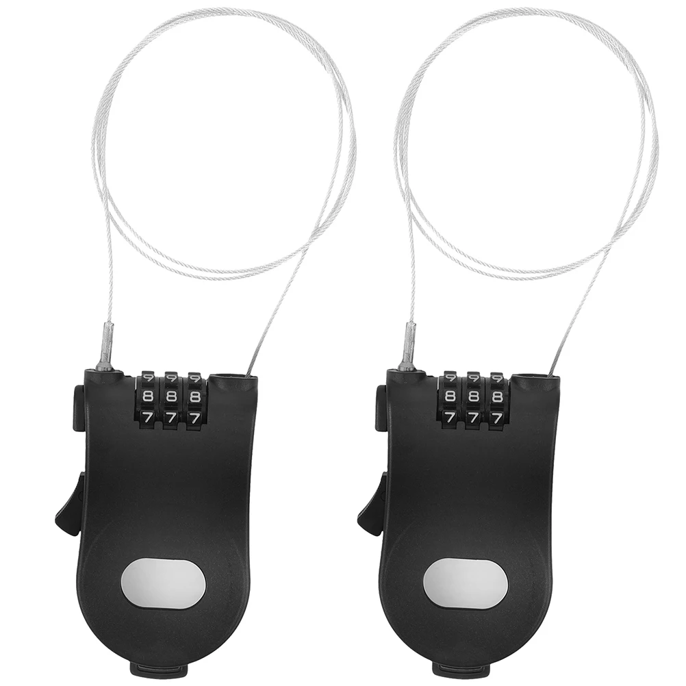 

2 шт., велосипедные противоугонные пластиковые компактные защитные велосипедные портативные лыжные ботинки для сноуборда, замок для скутера, уличного использования, выдвижной