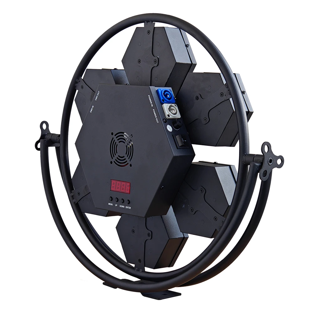 2 قطعة/المجموعة 350 واط أضواء فلاش الرجعية RGB + 7 الذهبي الأصفر Cob ضوء المرحلة DMX DJ الإضاءة المرحلة ضوء تأثير للحزب ديسكو الإضاءة